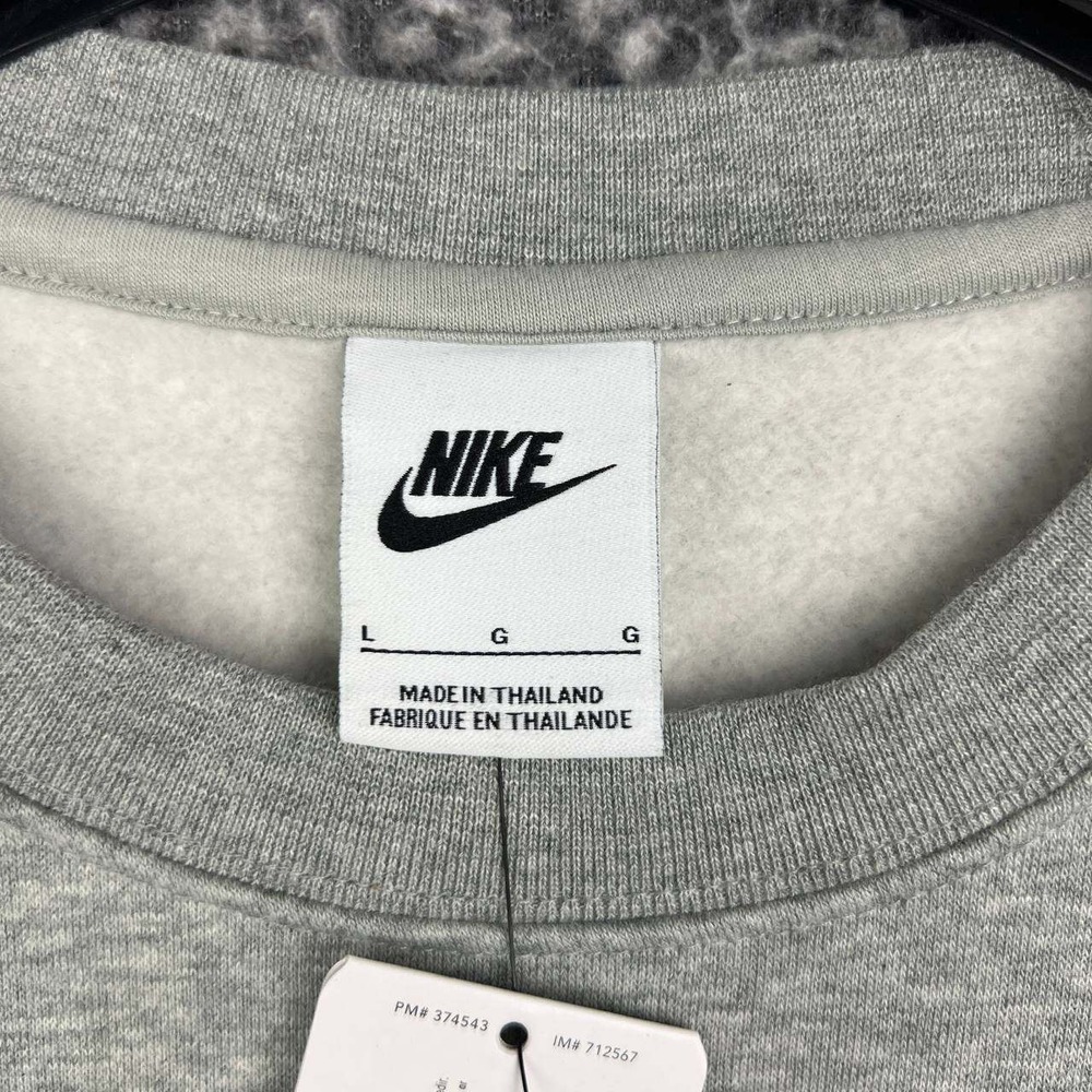 Nike Michigan Wolverines Sailor Bear Sweatshirt Men Large Gray Crewneck New L - Picture 3 of 7